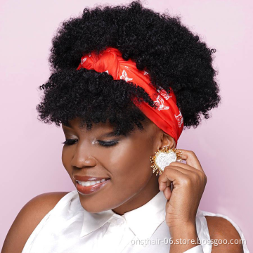 Best sale headband wig for women for black women 2021 synthetic heat resistant fiber  head band wigs